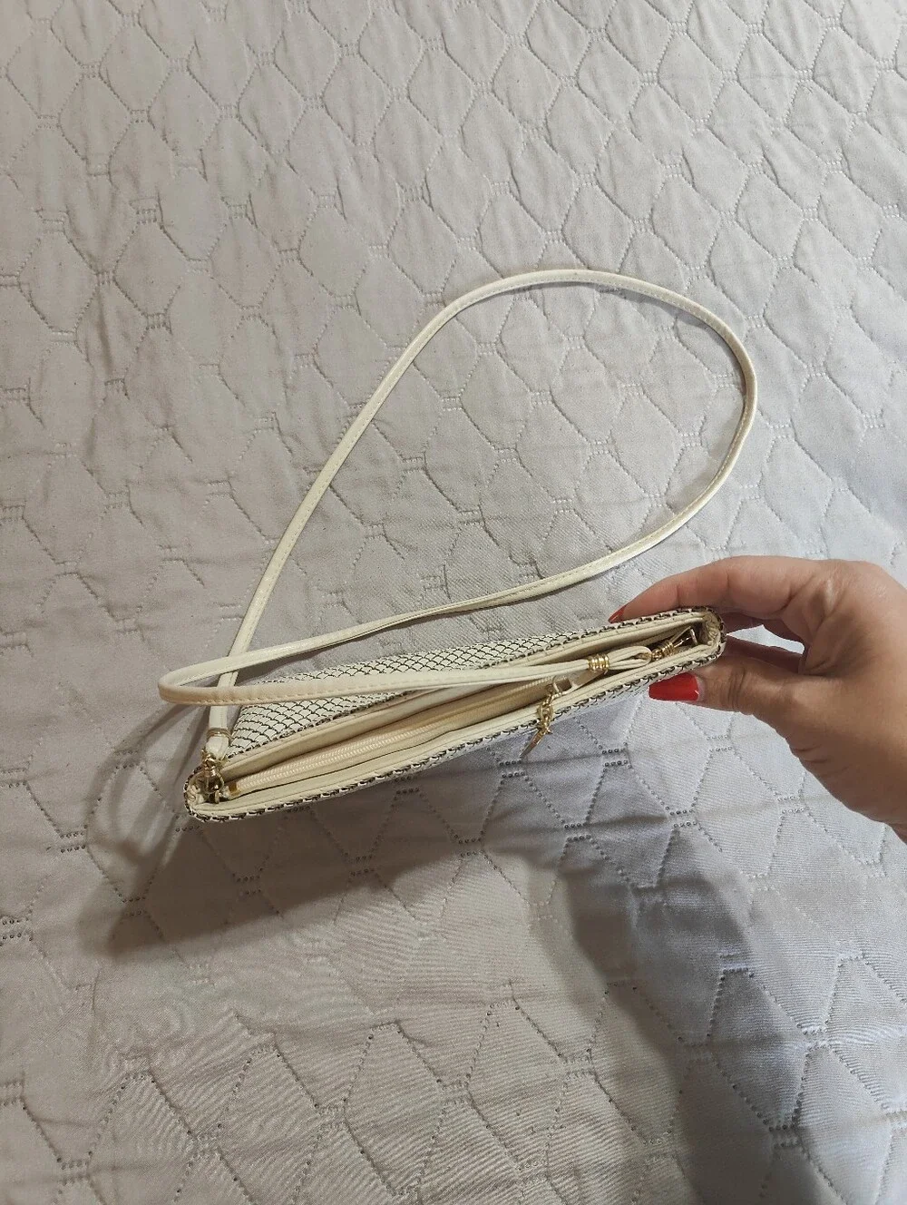 Whiting & Davis Vintage Metal Mesh Crossbody Bag Removable Strap